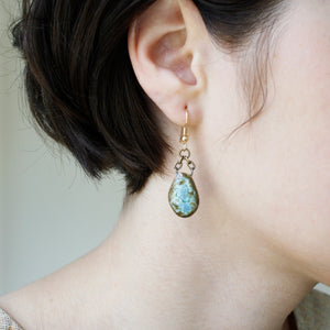 Small Gem Earrings Custom Jewelry Asheville NC